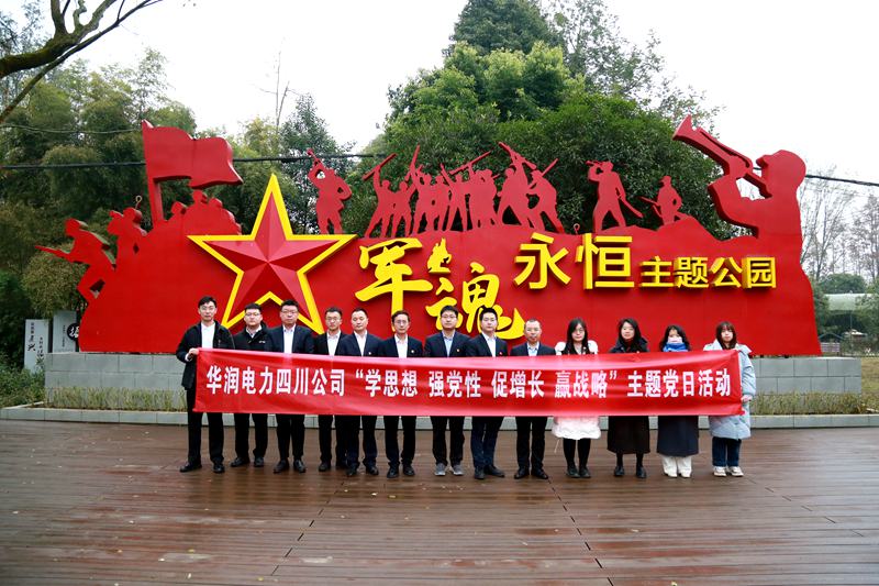 華潤電力四川公司聯(lián)合華潤集團(tuán)在川企業(yè)開展“學(xué)思想、強(qiáng)黨性、促增長、贏戰(zhàn)略”主題黨日活動